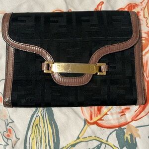 Vintage Fendi planner wallet
